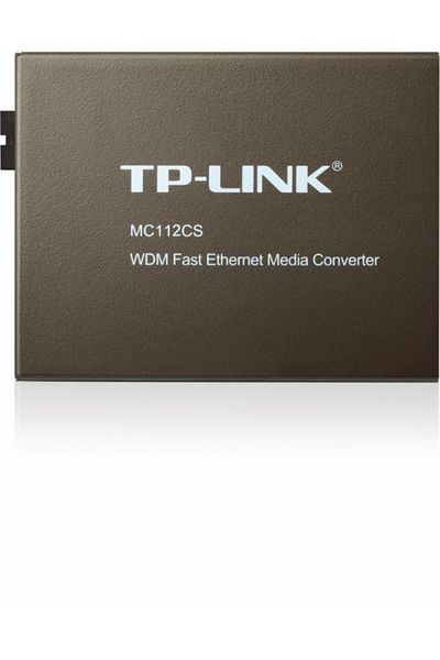 TP-LINK Omada 10/100 Mbps RJ45 to 100 Mbps Single-mode SC WDM Bi-Directional Fiber Converter PORT: 1×
