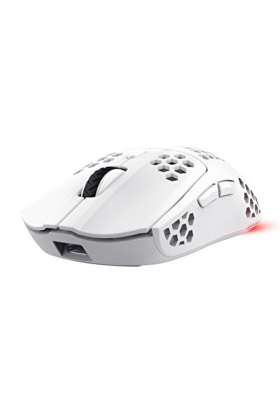 Trust Mouse de gaming wireless GXT 929W Helox, 4800 DPI, 6 butoane, Alb