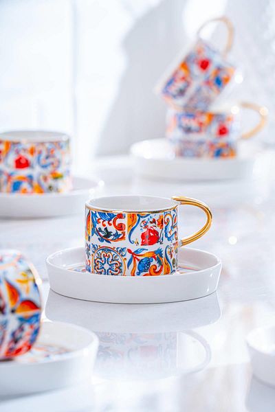 ACAR Hollis 6-Person Coffee Cup Set - 90 Ml.