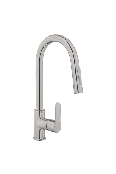 Eca Nita Spiralli Eviye Batarya Kuğu Boru Paslanmaz Çelik Görünümlü