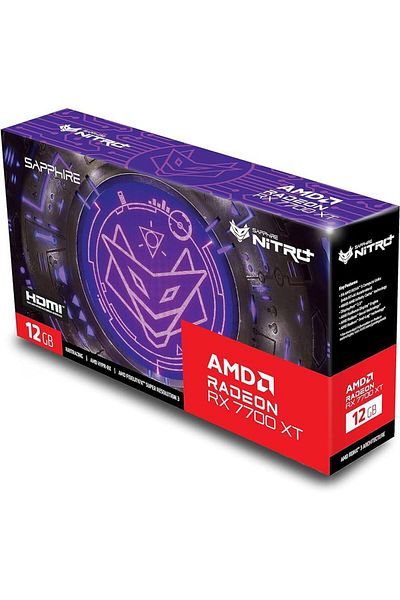 SAPPHIRE Placa video Radeon RX 7700 XT NITRO+ 12GB GDDR6 1‎92-bit