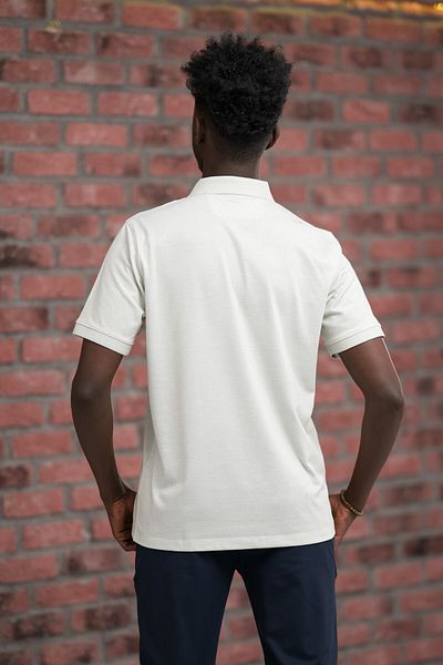 ADVANTE Μπλουζάκι με γιακά πόλο με μοτίβο Lycra Regular Fit