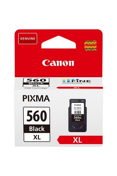 Canon PG-560XL ink cartridge, black, capacity 14.3ml / 400 pages, for PIXMA TS5350, PIX
