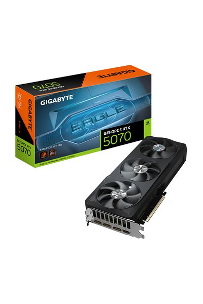 Gigabyte Placa Video GEFORCE RTX 5070 EAGLE OC SFF 12GB GDDR7 192 bit, PCIE 5.0, 3x DP 1x HDMI