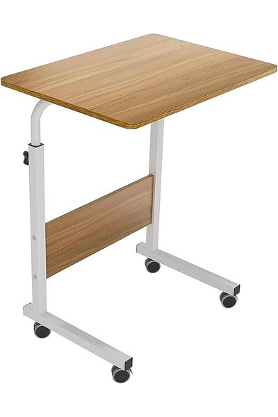 Türkiye Bedside Laptop Table Height Adjustable Desks Laptop Support Standing Desk,with Wooden Tabletop