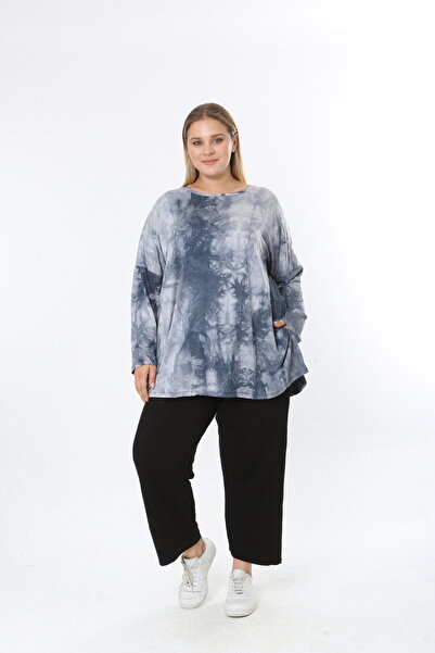 XL Modam Women's Digital Print Plus Size Tunic
