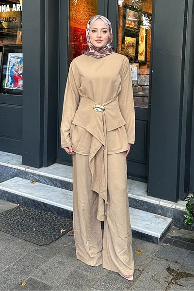 Ovn. Arin Belt Detailed Suit - Soil