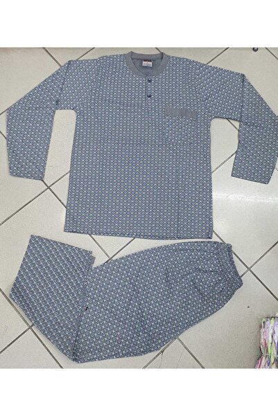 ZİRVE HOMEWEAR Classic Men's Two Button Pajama Set