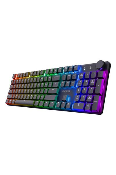 Trust Tastatura gaming mecanica GXT 868 Torix Premium wireless, 104 taste, 12 taste multimedia