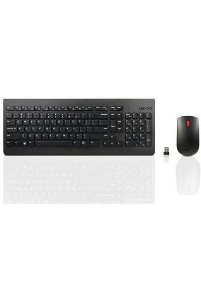 LENOVO Kit Tastatura si mouse Essential, Wireless, negru