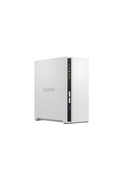 Qnap NAS 233 2-Bay, CPU ARM 2.0GHz Quad core, RAM 2GB, HDD 2.5/3.5 SATA 6Gbps (not included), LA
