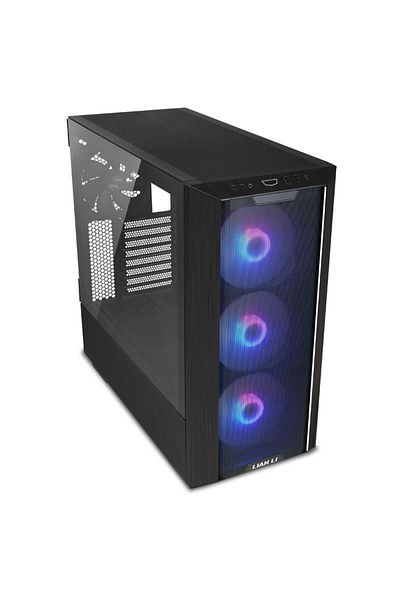 Lian Li LANCOOL III E-ATX Mid-Twr RGB negru, PCI-Slots 8, Preinstalled fans 4x 140 mm