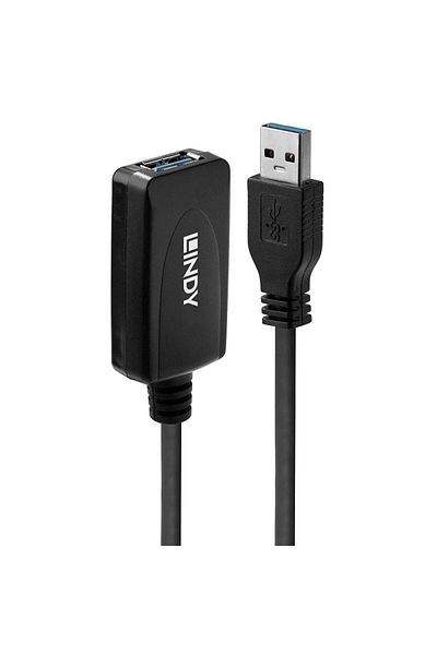 LİNDY Cablu LY-43155, USB 3.0 Extension, 5m, negru