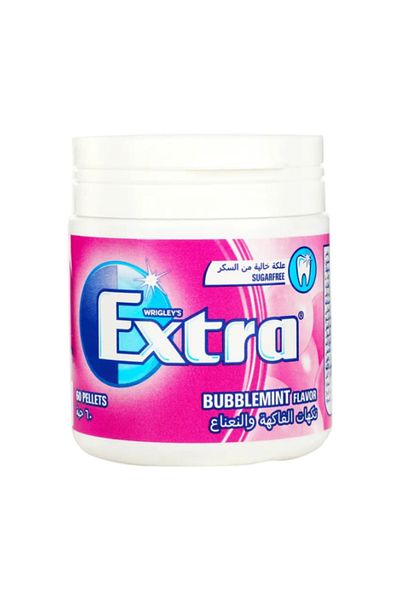 Extra Extra Fruit & Mint Flavored Chewing Gum 60 Pieces