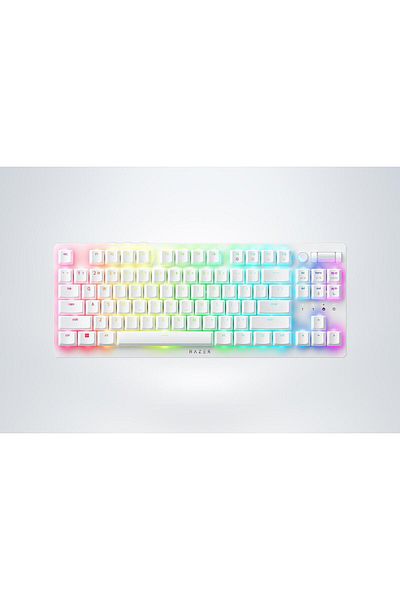 RAZER KB DEATHSTALKER V2 PRO TKL (RED SWITCH) - WHITE - US Layout