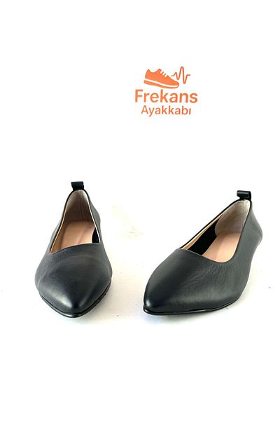 NEWGÜLTEKİN Genuine Leather Soft Comfortable Elegant Ballet Flat