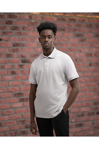 ADVANTE Регулярний крій, еластичний, з панельним візерунком, поло-комір, футболка