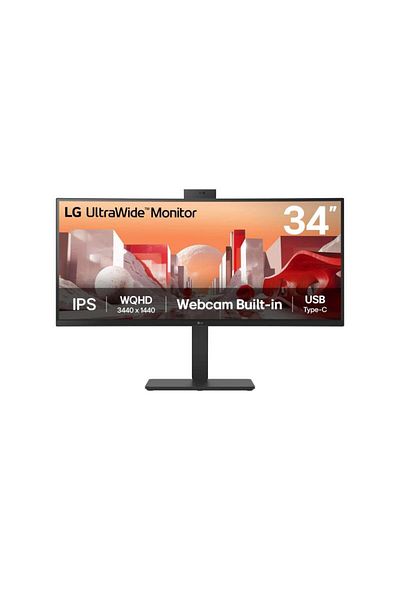 LG Monitor 34 34BA85QE-B.AEU, Curvature: 3800R, Diagonal (inch): 34, Diagonal (cm): 86.7, Aspe