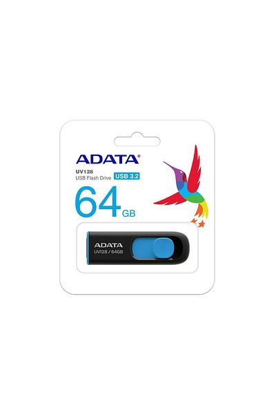 Adata Memorie USB Flash Drive AUV128-64G-RBE, 64GB, USB 3.2, negru