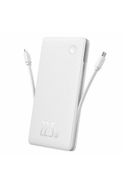 Baseus Baterie externa Airpow lite, 10000mAh, 22.5W, 1 x USB; 1 cablu x USB Type-C, 1 cablu x I