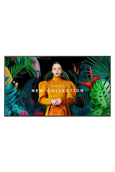 Samsung Monitor signage QM65C, 65, 500nit, 24/7, UHD, panel VA, E-LED, 8ms, contrast static 40