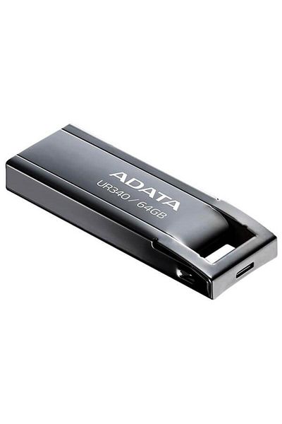 Adata Memorie USB Flash Drive UR340, 64GB, USB 3.2, black metalic