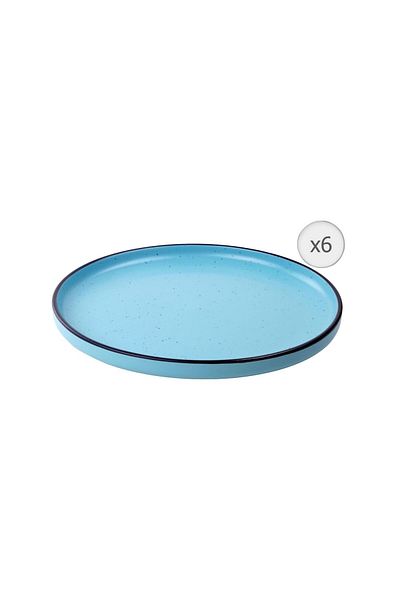 Heinner SET OF 6 DESSERT PLATES, CERAMIC 20 CM, ELECTRA, ART OF DINING BY