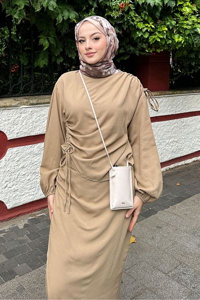 Ovn. Alya Wrap Skirt Set - Soil