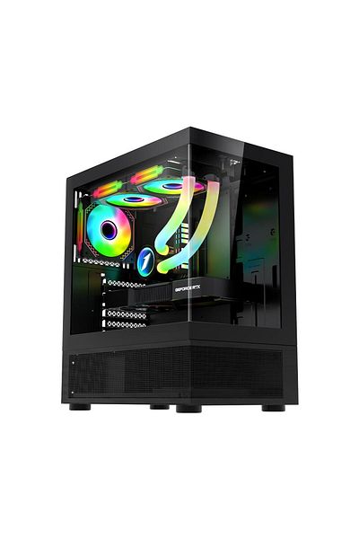 1ST PLAYER 1STPLAYER MI7-A Mid Tower ARGB BLACK Case