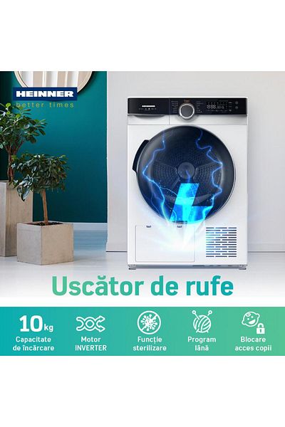 Heinner HEAT PUMP Tumble Dryer HHPD-M10K3A+++