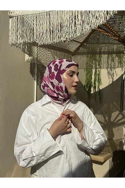 Modakaşmir شال منقوش من الخيزران