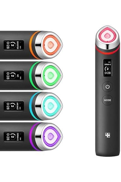Medicube Age-R Booster Pro | 6-in-1 Real Glass Glow Device | LED Anti-Wrinkle Device | Korean Skin C