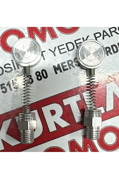 MTO Cg Motosiklet Ayna Süsleme 10mm Düz Diş Nikel