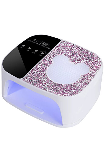 AdamFz SUN S80 2-in-1 LED/UV Nail Lamp 160W Professional Gel Curing Light with LCD Screen