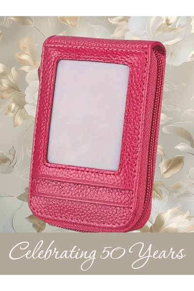ORGANICYOU Yiwu Women's Credit Card Wallet with Id Window Multi-Card Case Wallet Rfid