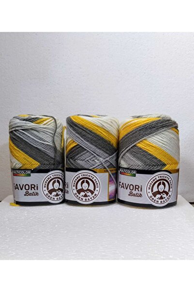 Ören Bayan Ören Batik 3 πακέτο Πλεκτό νήμα 977