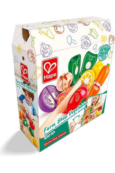 Hape Farm Shop Vegetables E3181