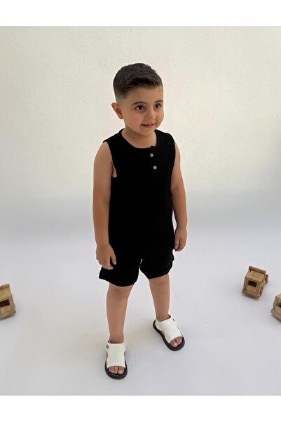 haha Boy's Sleeveless Shirt - Shorts Set