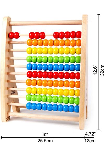 Hape Rainbow Bead Abacus E0412