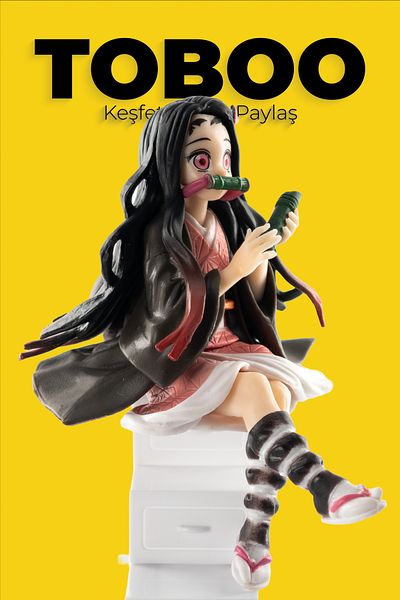 shop Demon Slayer Nezuko Kamado Sitting Figure 13cm