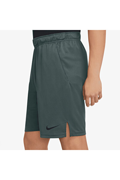 Nike Dri-Fit Knit 6.0 Erkek Yeşil Antrenman Şortu