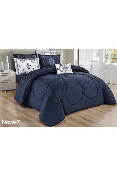 Moon Double bedspread with a patterned design to add beauty and elegance to your room, made of microfiber, size 230*250 cm