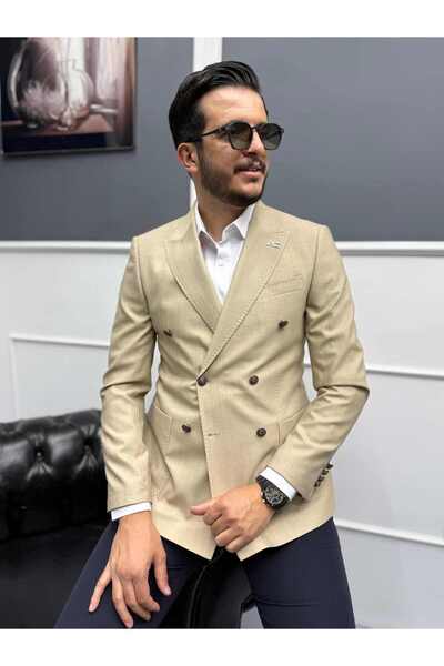 Avni Ceylan Monarco Style Double Breasted Jacket