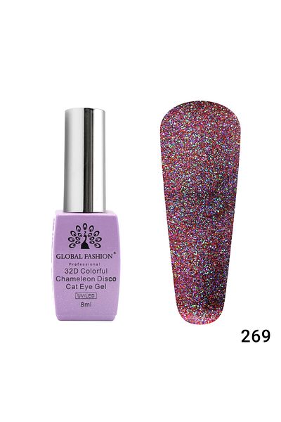 global fashion Oja semipermanenta Chameleon Disco 32D 8ml, 269