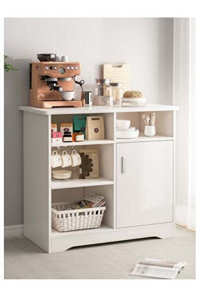 AGD Coffee Cabinet with Large Storage Capacity for Living Room or Office