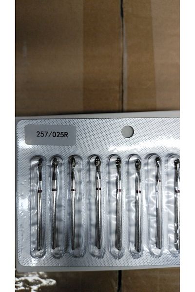 global fashion Diamond cuticle bit, bullet, red belt, 257/025R