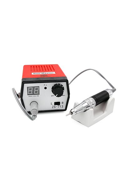 global fashion Nail drill, Electric file, ZS-713, Global Fashion 65W, 35000 rpm, Red