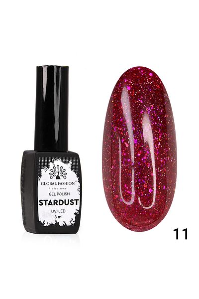 global fashion Oja semipermanenta Stardust, reflectorizant, Global Fashion 8ml, 11