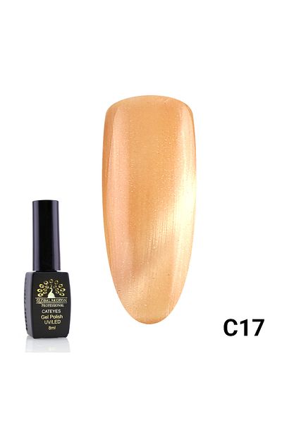 global fashion Oja semipermanenta Cat Eyes 8 ml, 17