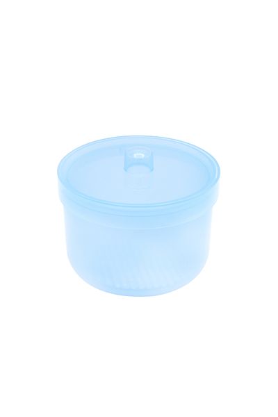 global fashion Container for disinfecting manicure and pedicure cutter heads, blue